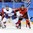 GANGNEUNG, SOUTH KOREA - FEBRUARY 18: Canada's Chay Genoway #5 keeps close watch on Korea's Brock Radunske #25 during preliminary round action at the PyeongChang 2018 Olympic Winter Games. (Photo by Andre Ringuette/HHOF-IIHF Images)

